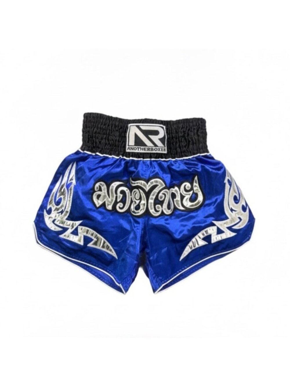 Anotherboxer Mens Blue Muay Thai Boxing Shorts Traditional Gym Wear Sz M
